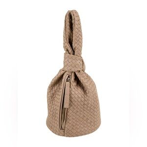 Cleobella Elegant Tan Woven Women's Bag